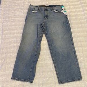 STUDIO BLUE Danica Mid Rise Bowed Straight Jean - Size 16